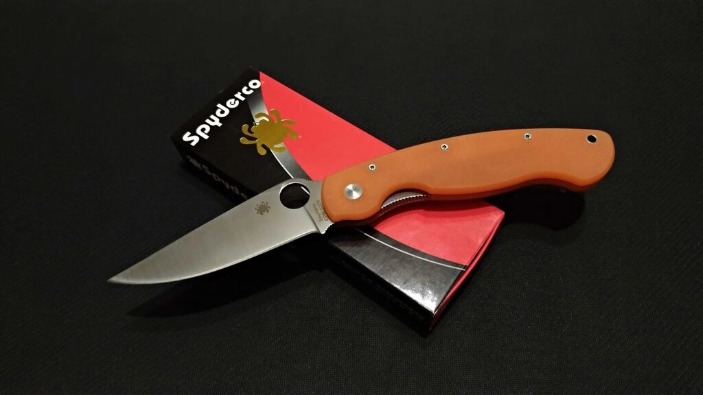 Ніж складаний Spyderco Orange 240 мм від компанії Premium - фото 1