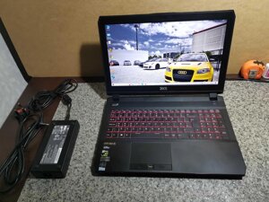 Ноутбук scan 3XS 15.6 core i7 7700HQ 16GB 500GB SSD 1TB GTX 1060 6gb