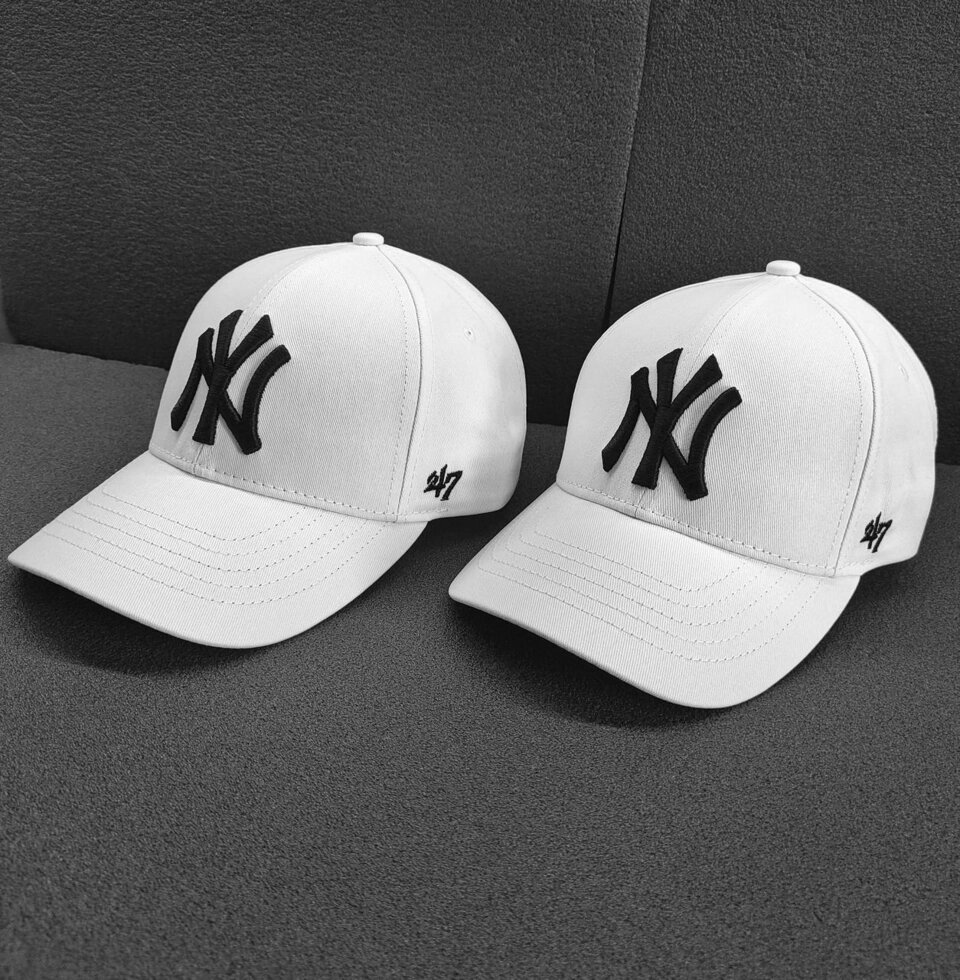 Нова біла кришка/бейсбольна кришка New York Yankees/New era. чоловік жінка. від компанії Premium - фото 1