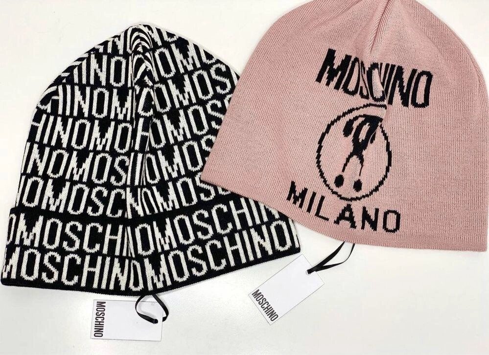 Нова з біркою шапка Moschino оригінал шерсть акрил від компанії Premium - фото 1