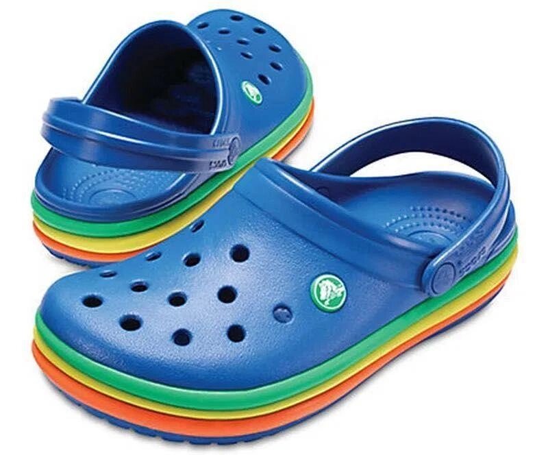 Нові Crocs Kids Rainbow від компанії Premium - фото 1