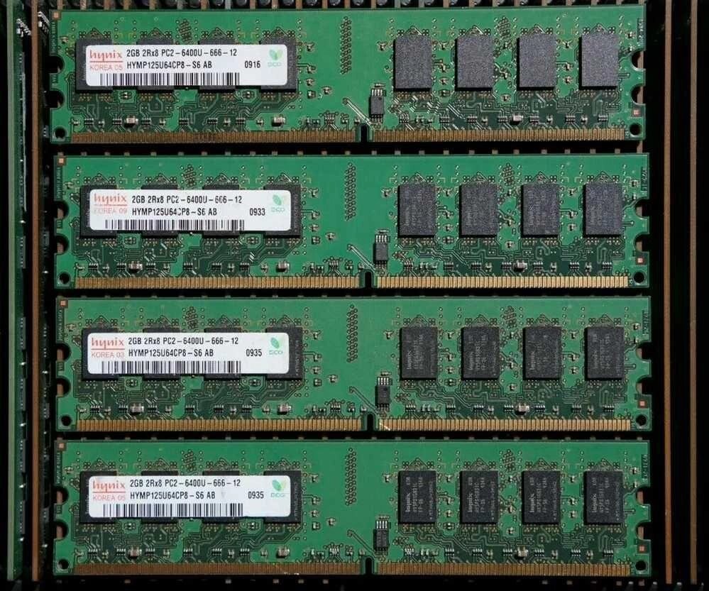 Оперативна пам'ять DDR2 1GB 2GB DDR3 2GB 4GB 8GB. Гарантія 30 від компанії Premium - фото 1