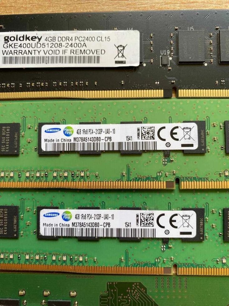 Оперативна пам'ять DDR4 4Gb 2133MHz – 2666MHz нова OEM від компанії Premium - фото 1