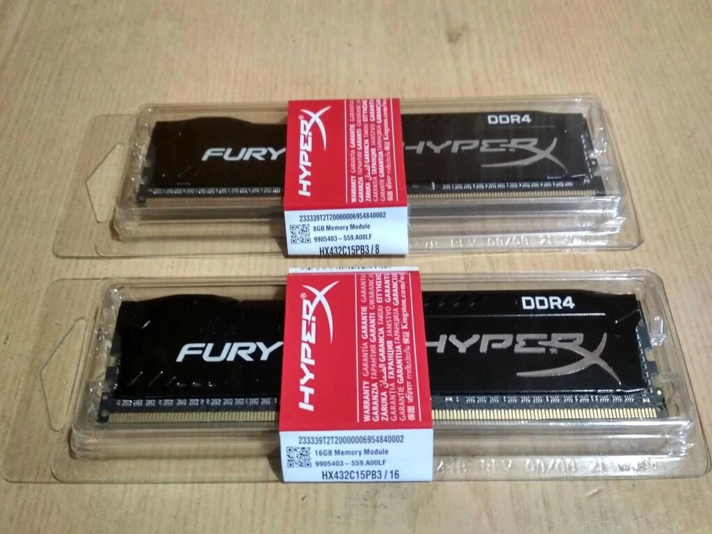 Оперативна пам'ять DDR4 Kingston Fury Black 3200mhz Гарантія від компанії Premium - фото 1