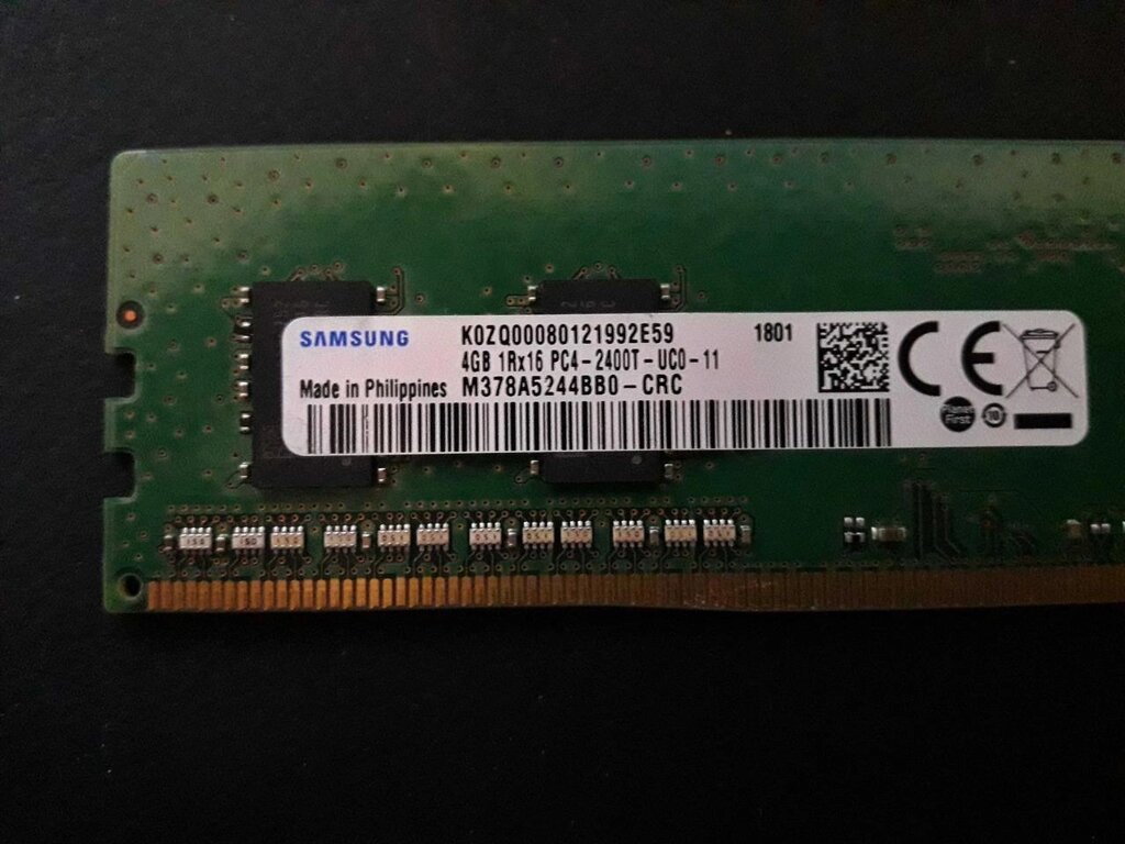 Оперативна пам'ять Samsung 4GB DDR4 2400 MHz від компанії Premium - фото 1