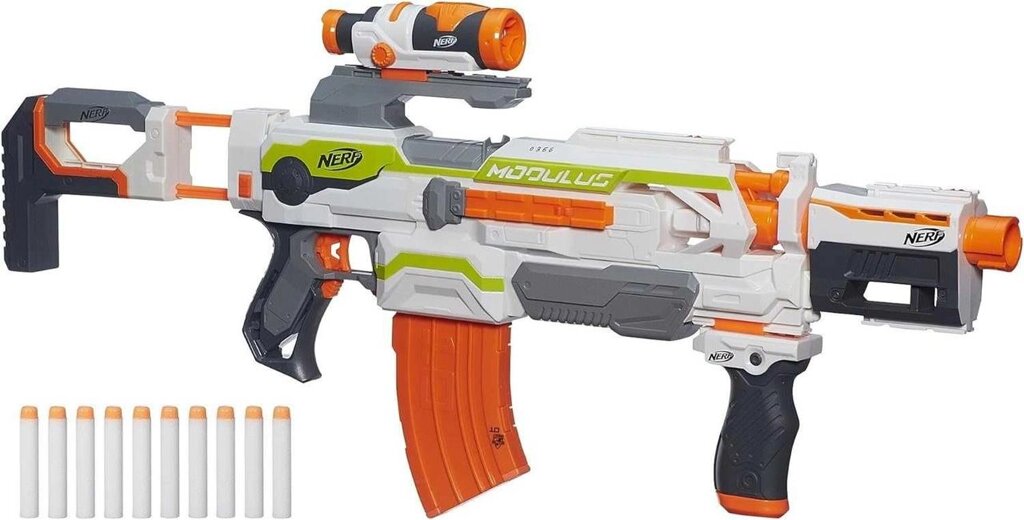 ОРИГІНАЛ! Бластер Нерф Модулус Nerf Modulus ECS Motorized Blaster від компанії Premium - фото 1