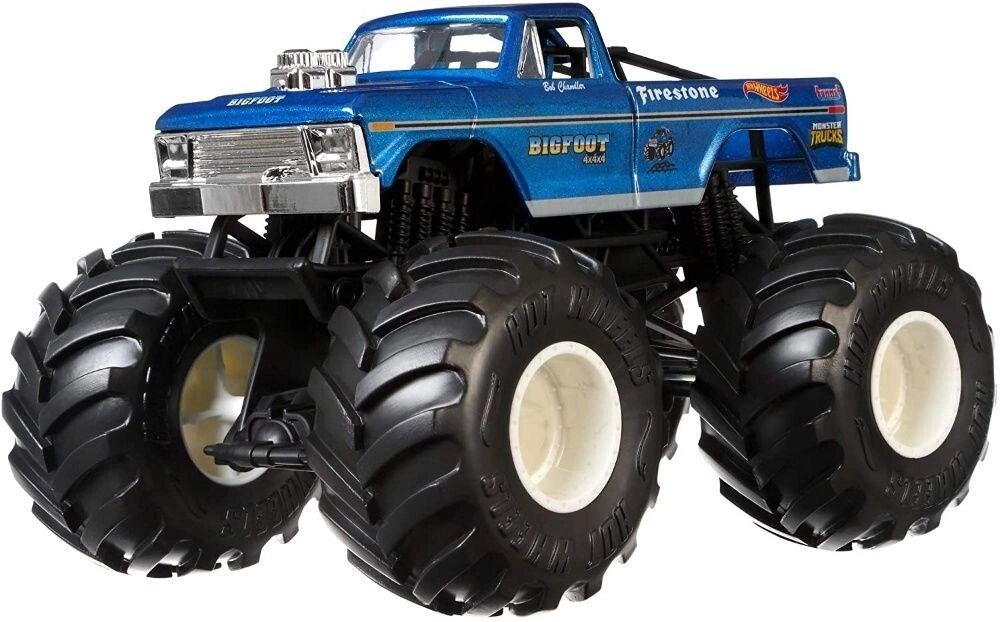 ОРИГІНАЛ! Хот Вілс Монстр Джем Hot Wheels Monster Trucks 1:24 Bigfoot від компанії Premium - фото 1