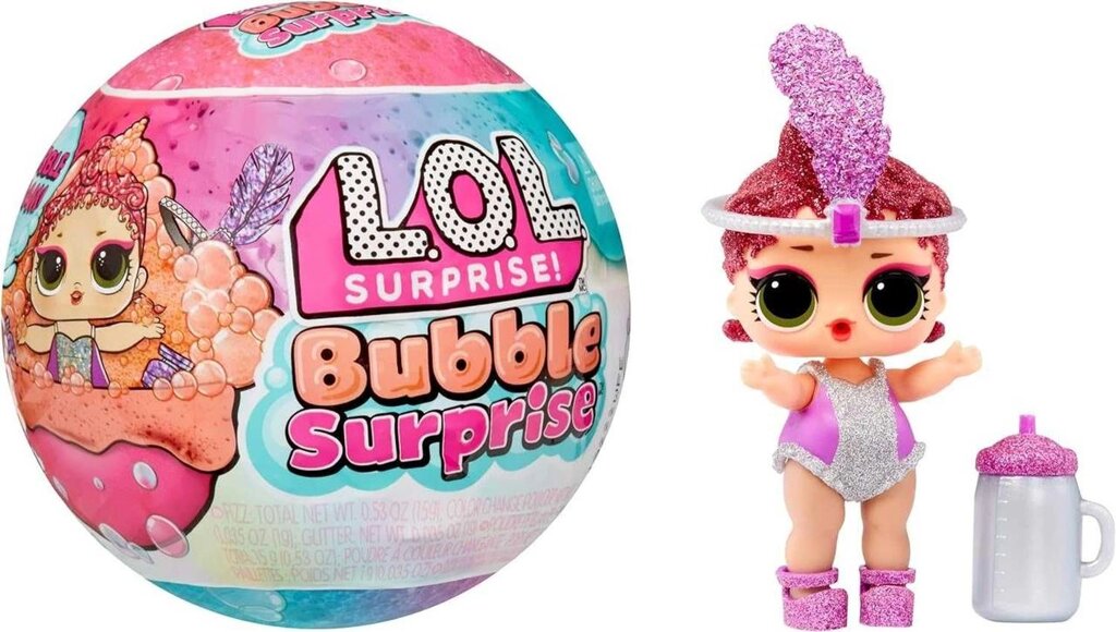 ОРИГІНАЛ! Лялька кулька Лол Бабл L. O.L. Surprise Color Change Bubble S3 від компанії Premium - фото 1