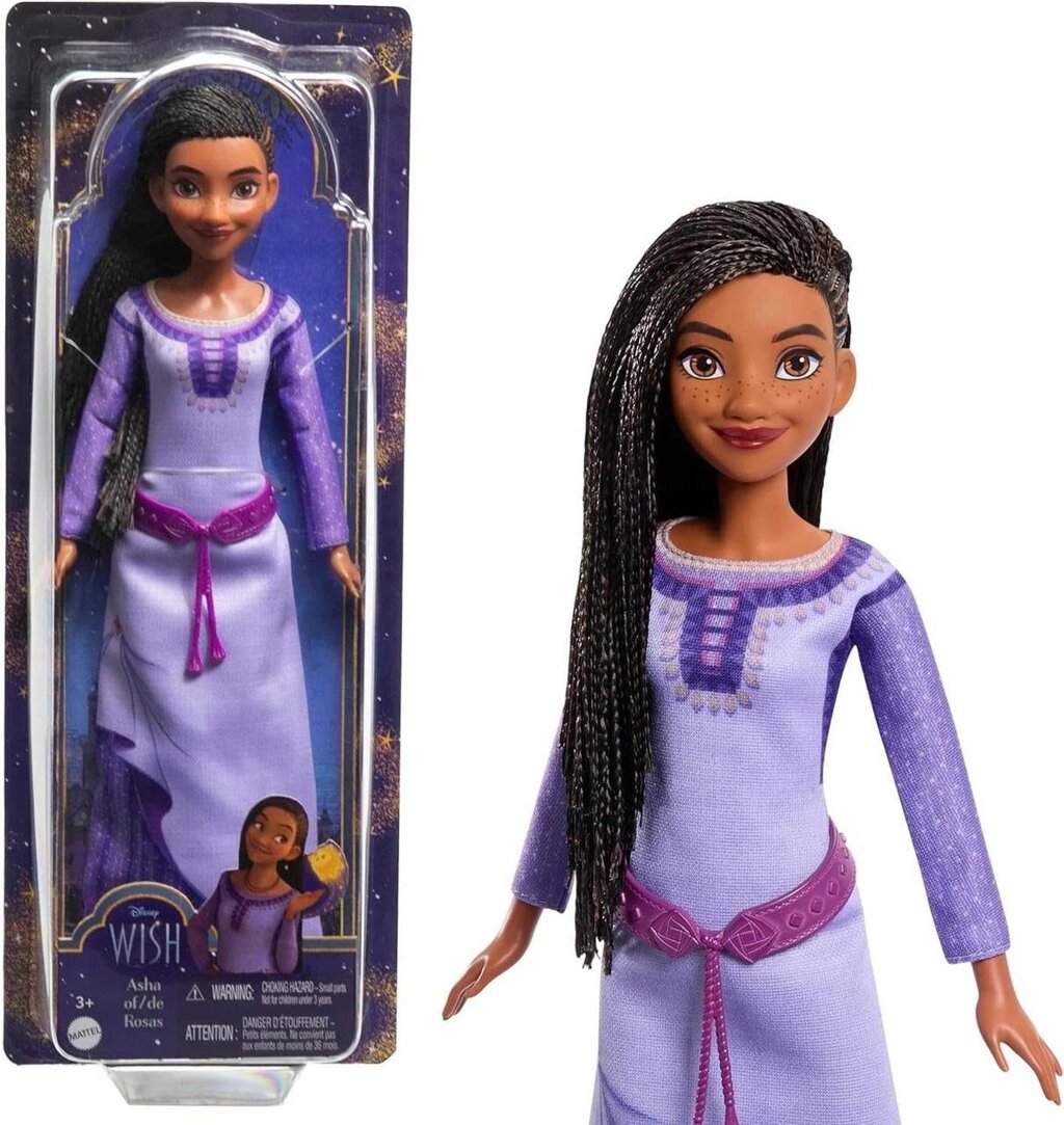 Оригінал Лялька Mattel Disney Wish Asha Бажання Аша Заветное желание від компанії Premium - фото 1