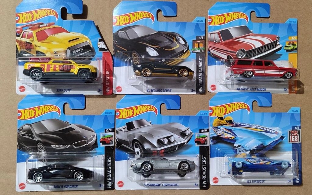 ОРИГІНАЛ! Машинки Hot Wheels Хот Вілс 10 ШТУК з однієї СЕРІЇ Колекція від компанії Premium - фото 1