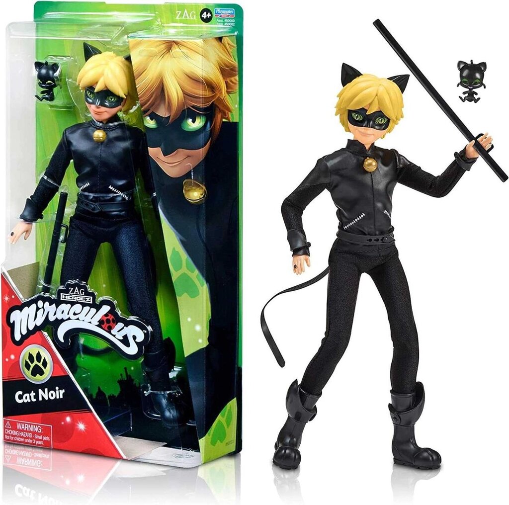 Оригінал Miraculous Cat Noir Супер кот, Супер Кіт, Леді Баг Ladybug від компанії Premium - фото 1