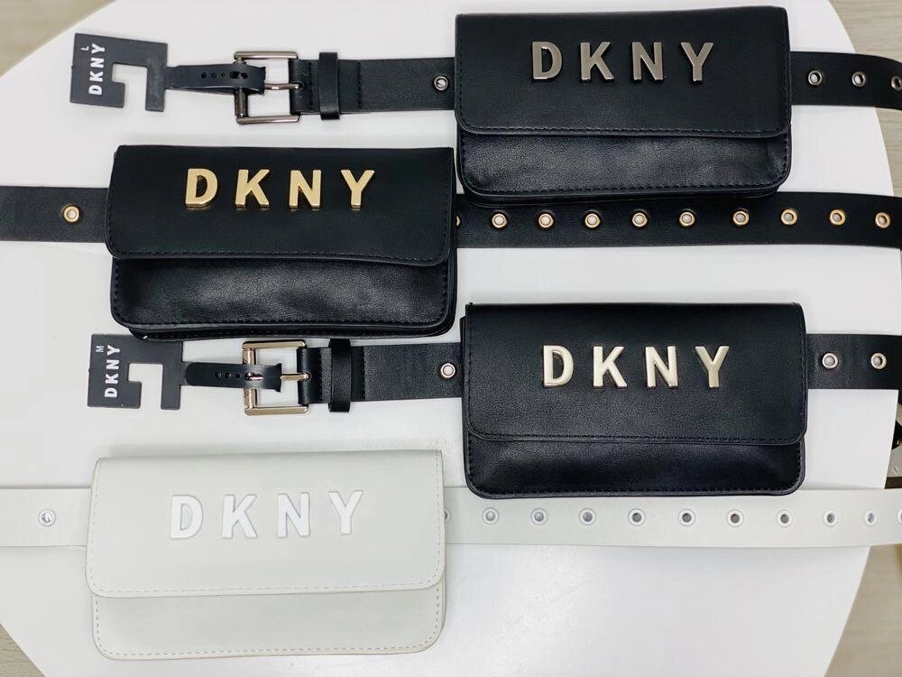 Оригінал! Поясна чорна сумка DKNY, 4 варіанти, guess kors від компанії Premium - фото 1