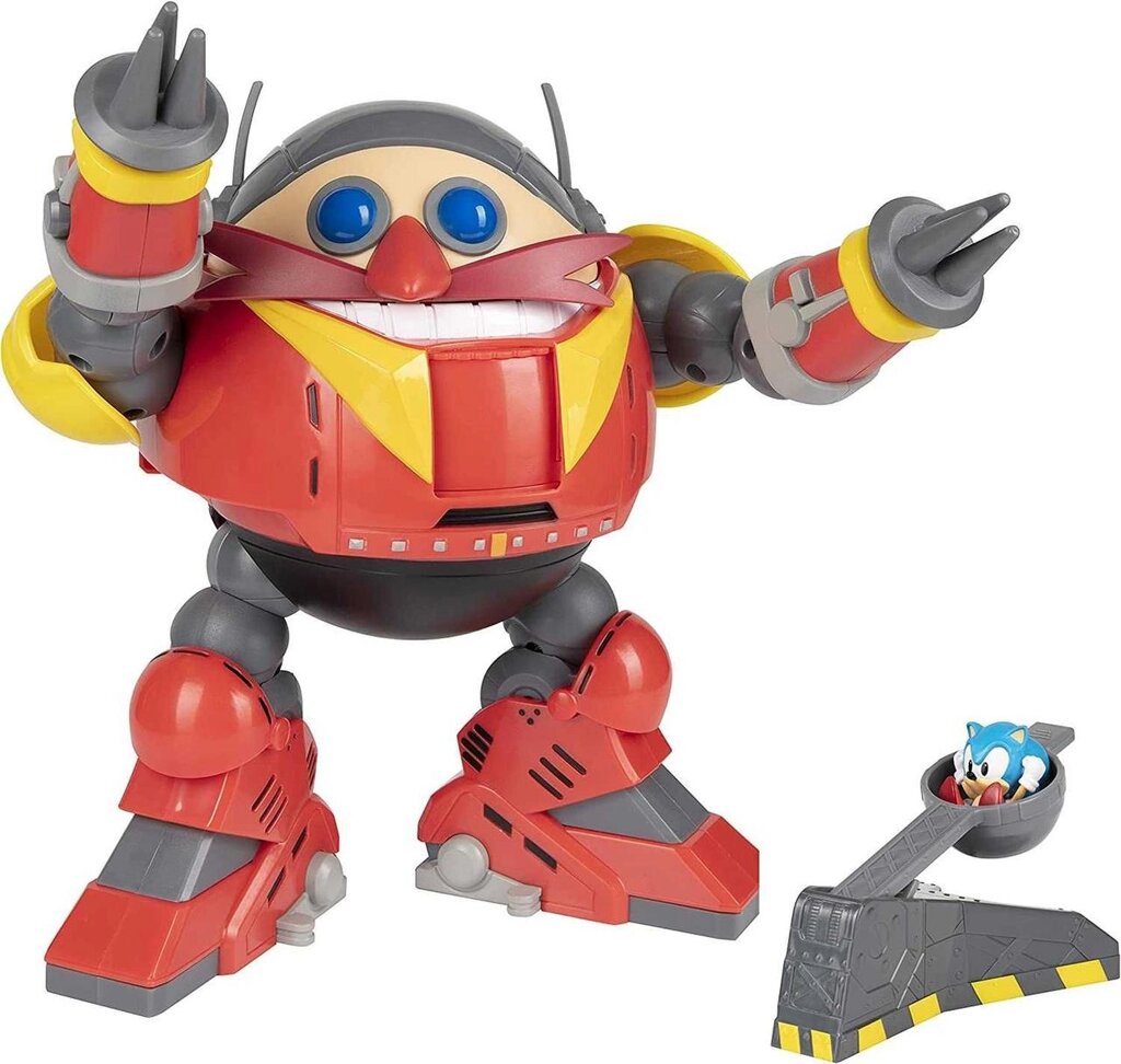 Оригінал Сонік та Доктор Еггман Sonic Giant Eggman Robot, катапульт від компанії Premium - фото 1