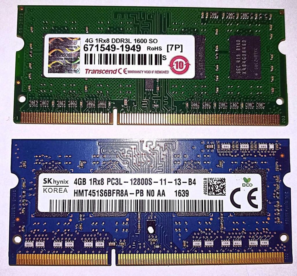 Пам'ять для ноутбука 4GB DDR3L SO-DIMM PC3L-12800 1600, DDR3 Intel AMD від компанії Premium - фото 1