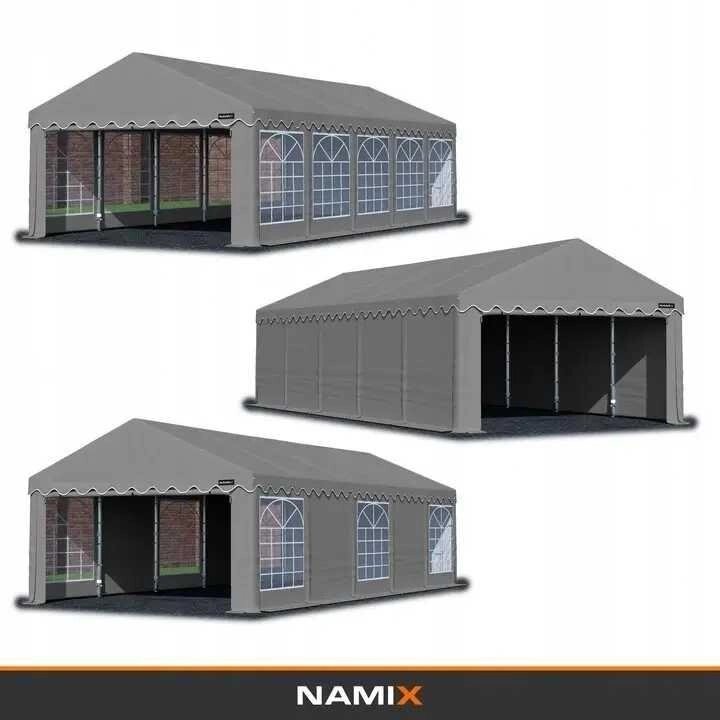 Павільйон садовий NAMIX: 5x6m BASIC, сірий PE 240 g/m² від компанії Premium - фото 1