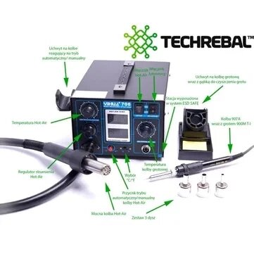 Паяльна станція для пластику YIHUA 706+пластик від компанії Premium - фото 1