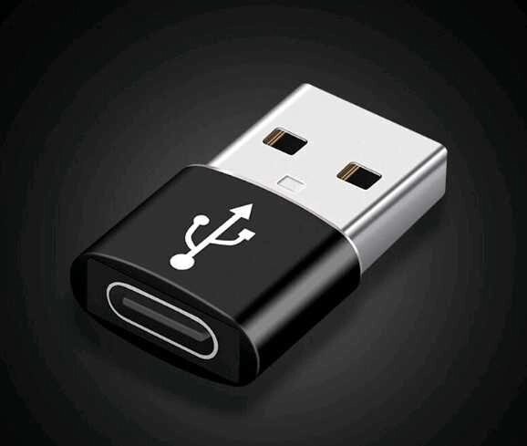 Перехідник для заряджання USB 3.0 — &gt, TYPE-C для телефона, ноутбука від компанії Premium - фото 1