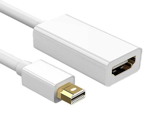 Перехідник Mini DP (DisplayPort) —&gt, HDMI дисплей порт — хдмі конвертер від компанії Premium - фото 1