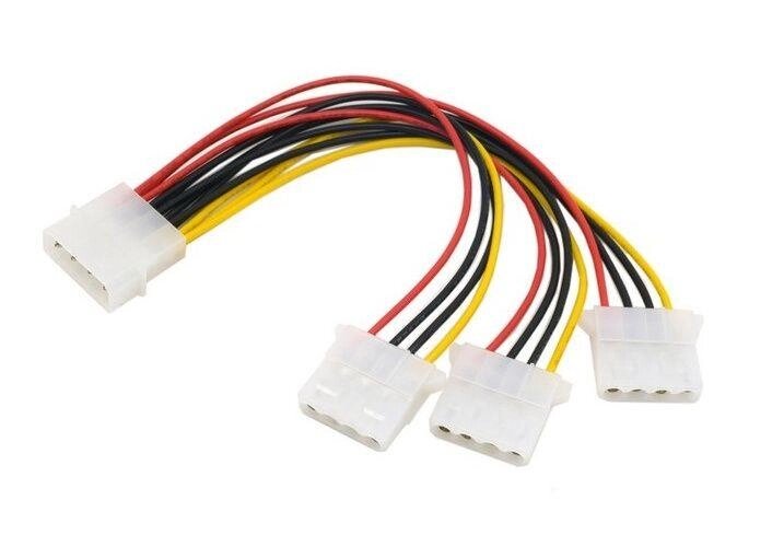 Перехідник сплітер MOLEX (4 pin) — gt,3!! MOLEX кабель живлення молекс від компанії Premium - фото 1