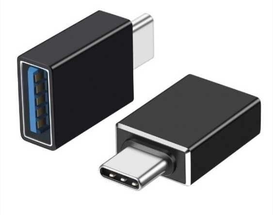 Перехідник TYPE-C-&gt, OTG (USB 3.0) для під'єднання флешки до телефона від компанії Premium - фото 1