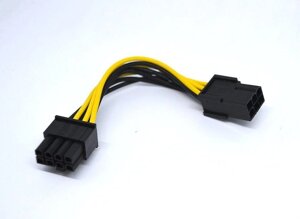 Перехідник для відеокарти 6-gt,8 pin 18AWG 13 см PCI-E кабель GPU