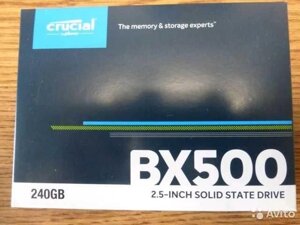 Розпродаж! SSD Жорсткий диск Crucial BX500 3D NAND 240gb Goodram