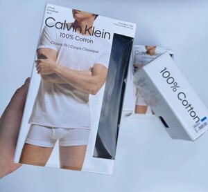 Calvin Klein три футболки в упаковці нові чорний оригінал на літо