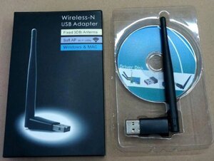 BOX USB Wi-Fi адаптер Ralink RT 7601 3db мережева T2 приставка/спутник