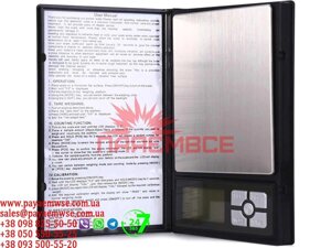 Вес ювелірна ваги ювелірні DOMOTEC NOTEBOOK MS-1108 LCD 500 г 0.01