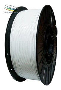 Білий ABS (АБС) пластик нитка для 3д принтера, ABS filament 1.75