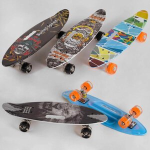 Скейт Best Penny Board LED 60 х 17 см Колеса PU світяться ЛЬВІВ