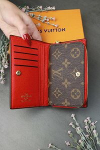 Гаманець Louis Vuitton Луї Віттон LUX NEW якість 2023 червоний колір