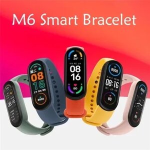 Фітнес трекер М6 смарт годинник Smart Bracelet M6 браслет Xiaomi mi Band