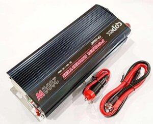 Інвертор перетворювач напруги Copex Cp-2000d Dc12v-Ac230v 2000w