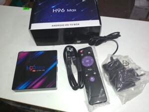 Приставка Смарт-ТВ, Android-box Smart-TV H96 мах 2-4/16-64 налаштована