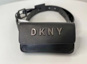 Оригінал! Поясна чорна сумка DKNY, ремінь,