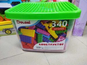 Конструктор Classic 340дет в боксі 013888/27 DOLONI Крупні деталі