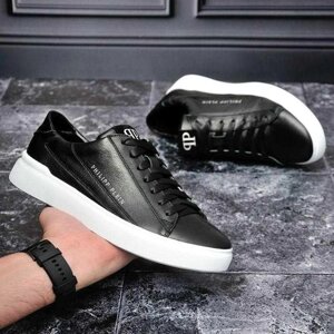 Кросівки кеди чоловічі шкіряні philipp plein sneaker