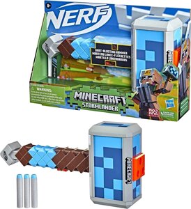 ОРИГІНАЛ! Мелот Нерф Бластер Майнкрафт NERF Minecraft Stormlander Dart