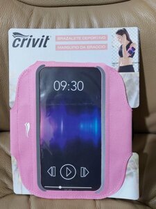 Сумка спортивна на руку для бігу фітнесу телефону Crivit HG 03347A