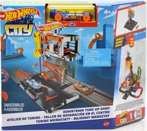 Трек Хот Вілс Сіті Ремонтна станція в центрі міста. Hot Wheels СТО