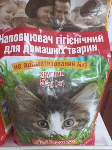 Гігієнічний наповнювач бентонітовий Фуршет крупна фракція 5х5кг