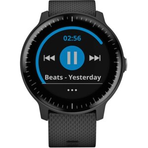 Смарт-годинник Garmin VIVOACTIVE 3 MUSIC BLACK WITH STAINLESS HARDWARE (010-01985-03/02)