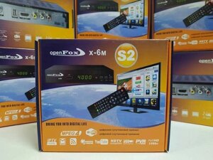 Супутниковий Full HD Mpeg4 ресивер тюнер OpenFox X6 Metal DVB-S2 YouTub