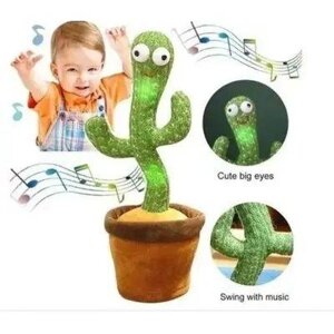 Інтерактивна іграшка, що говорить танцюючий Кактус Dancing Cactus