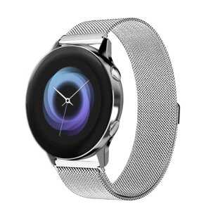 Ремінець BeWatch для смартгодинника Samsung Galaxy Watch Active Сріблястий