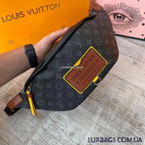 Чоловіча поясна нагрдана сумка бананка Louis Vuitton