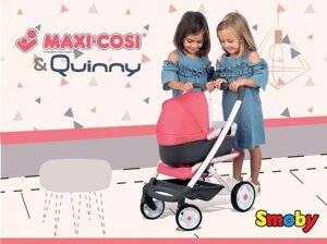 Коляска візок для ляльки 3 у 1 Maxi-Cosi Quinny Smoby 253198