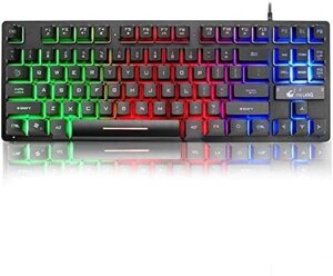 Дротова механічна клавіатура FELiCON K16 з RGB підсвічуванням