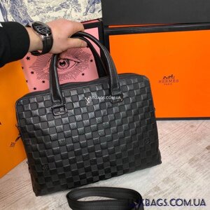 Чоловічий шкіряний портфель Louis Vuitton Луї Віттон